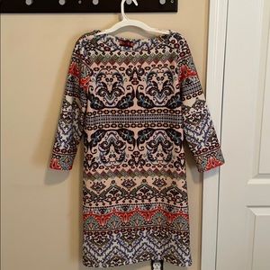 Aztec print dress